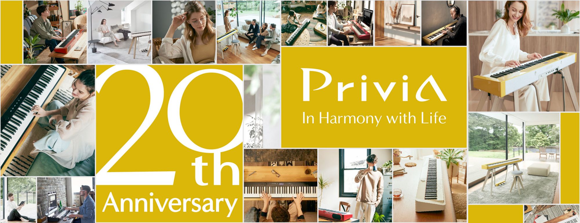 Privia Celebrates it's 20th Anniversary – Casio Music New Zealand